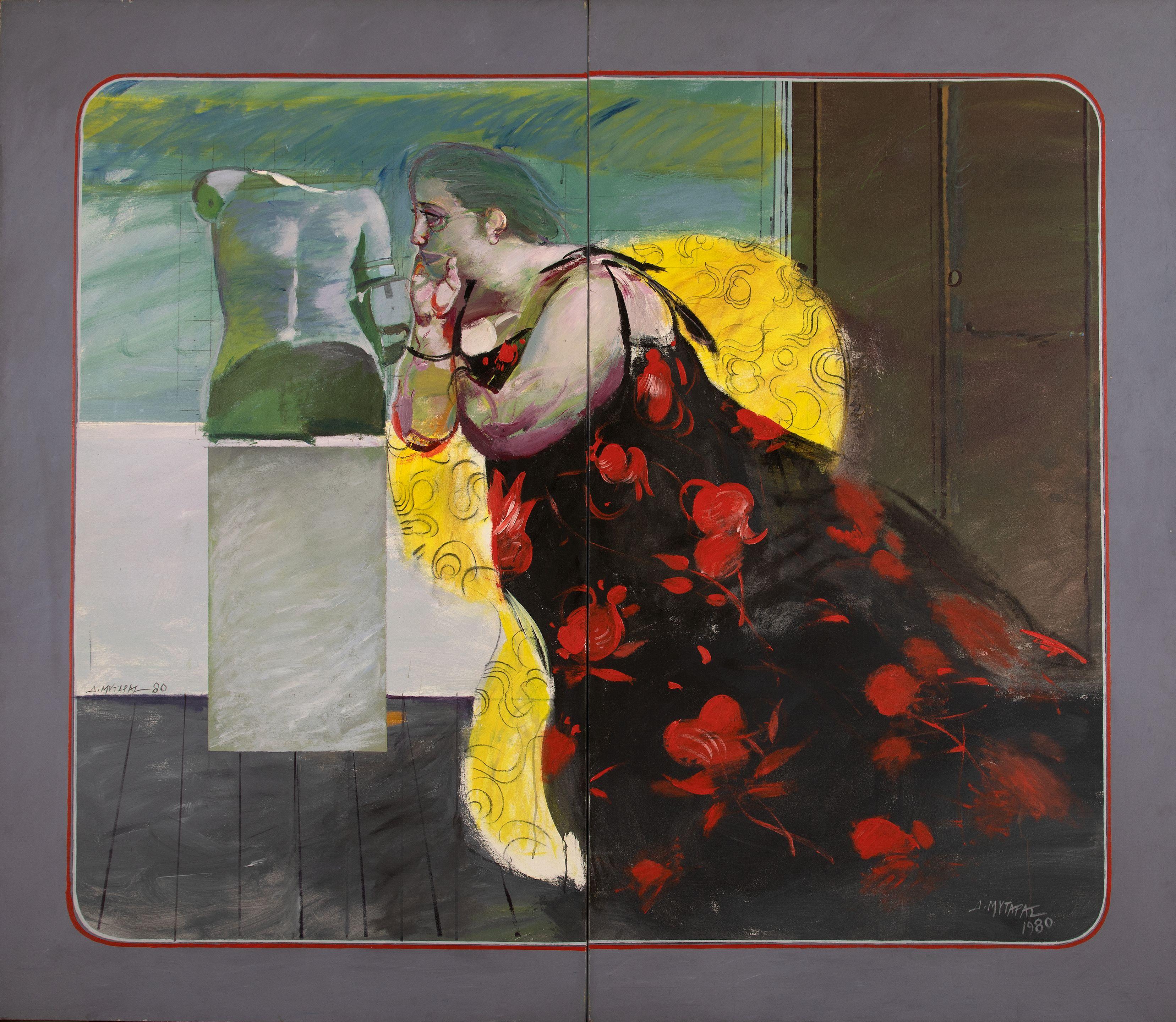 Dimitris Mytaras - Le fauteuil jaune (diptyque)