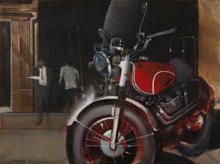 Dimitris Mytaras - The red motorcycle