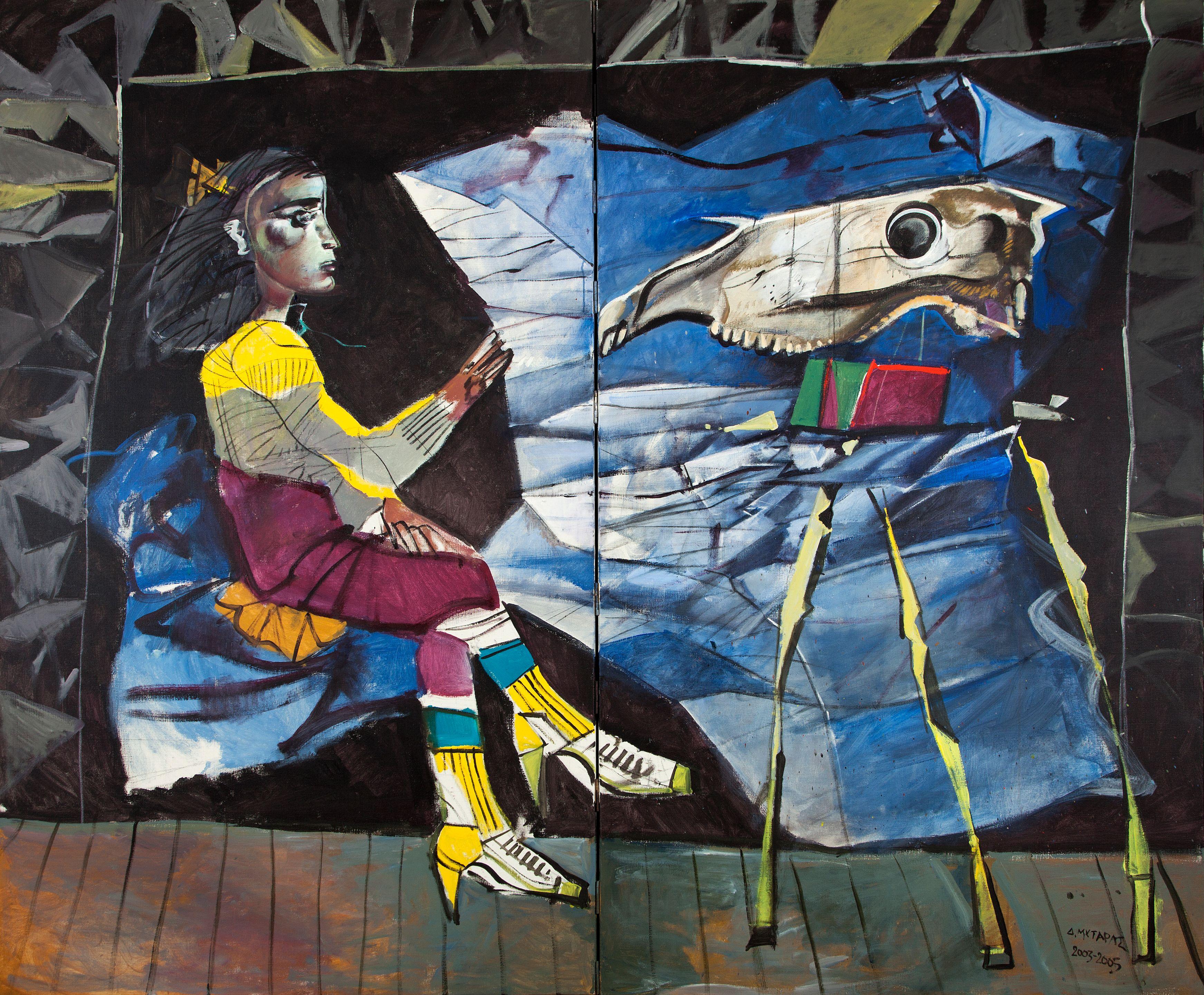 Dimitris Mytaras - Two worlds/ diptych