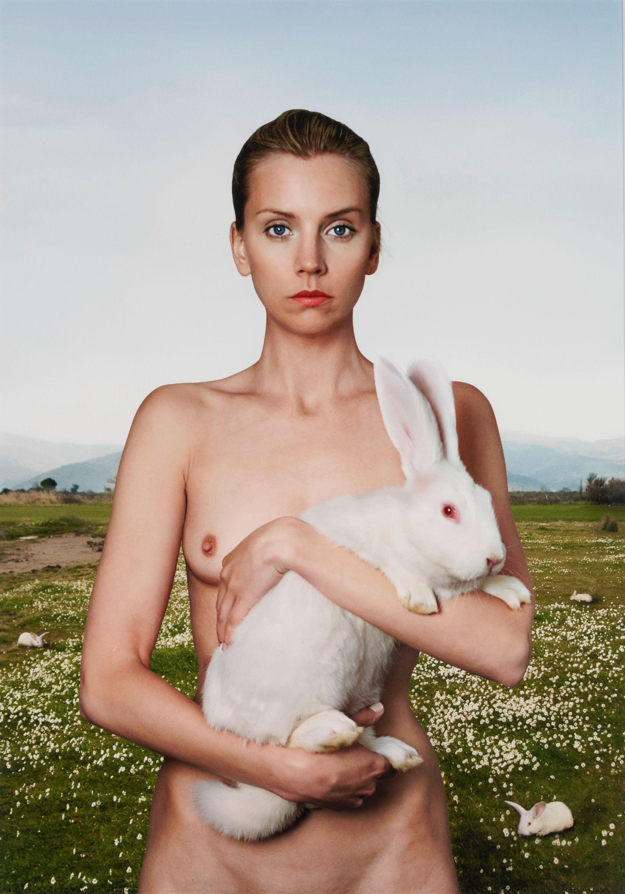 Dimitris Yeros - Girl with Rabbit