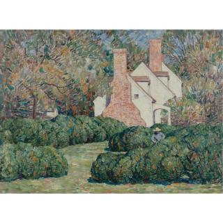 Dines Carlsen - Backyard At Falls Village