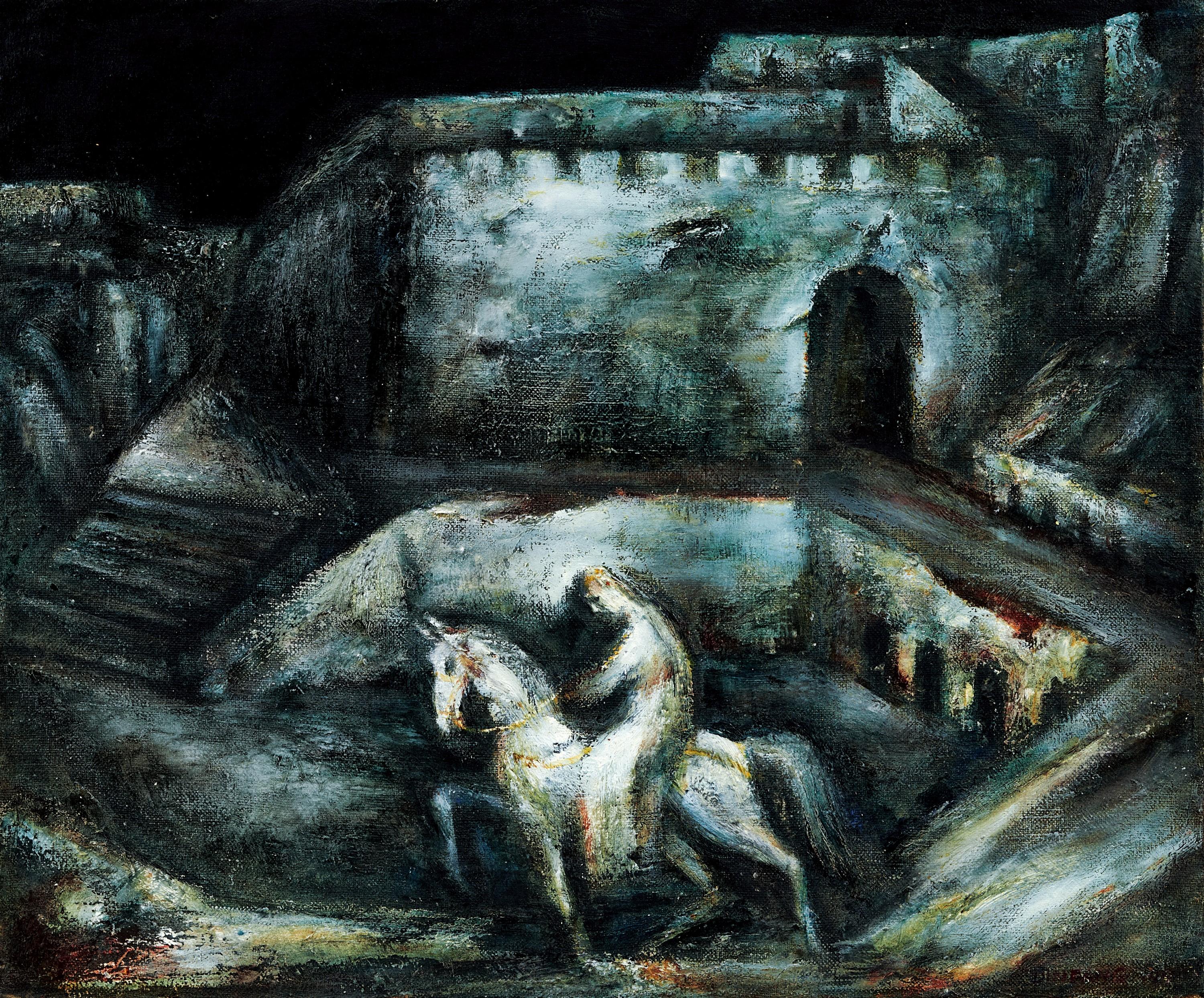 Ding Fang - City Series No.5(Painted In 1987)