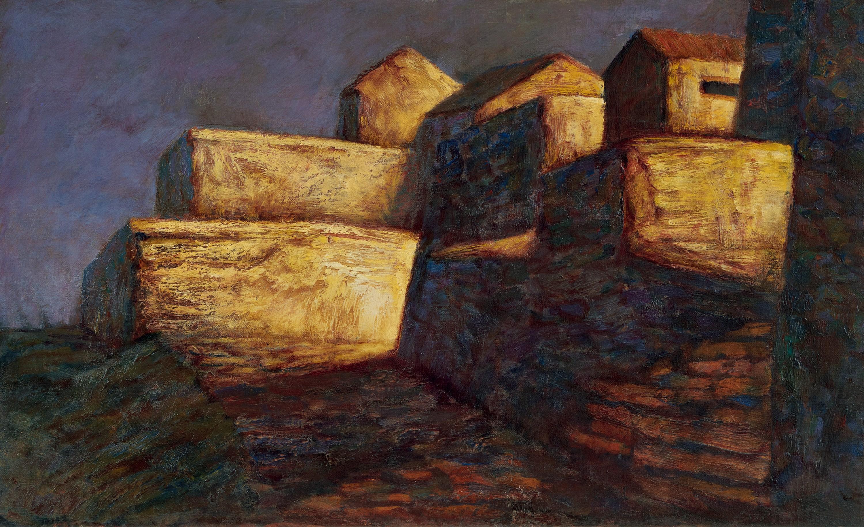 Ding Fang - Sunset(Painted In 1986)