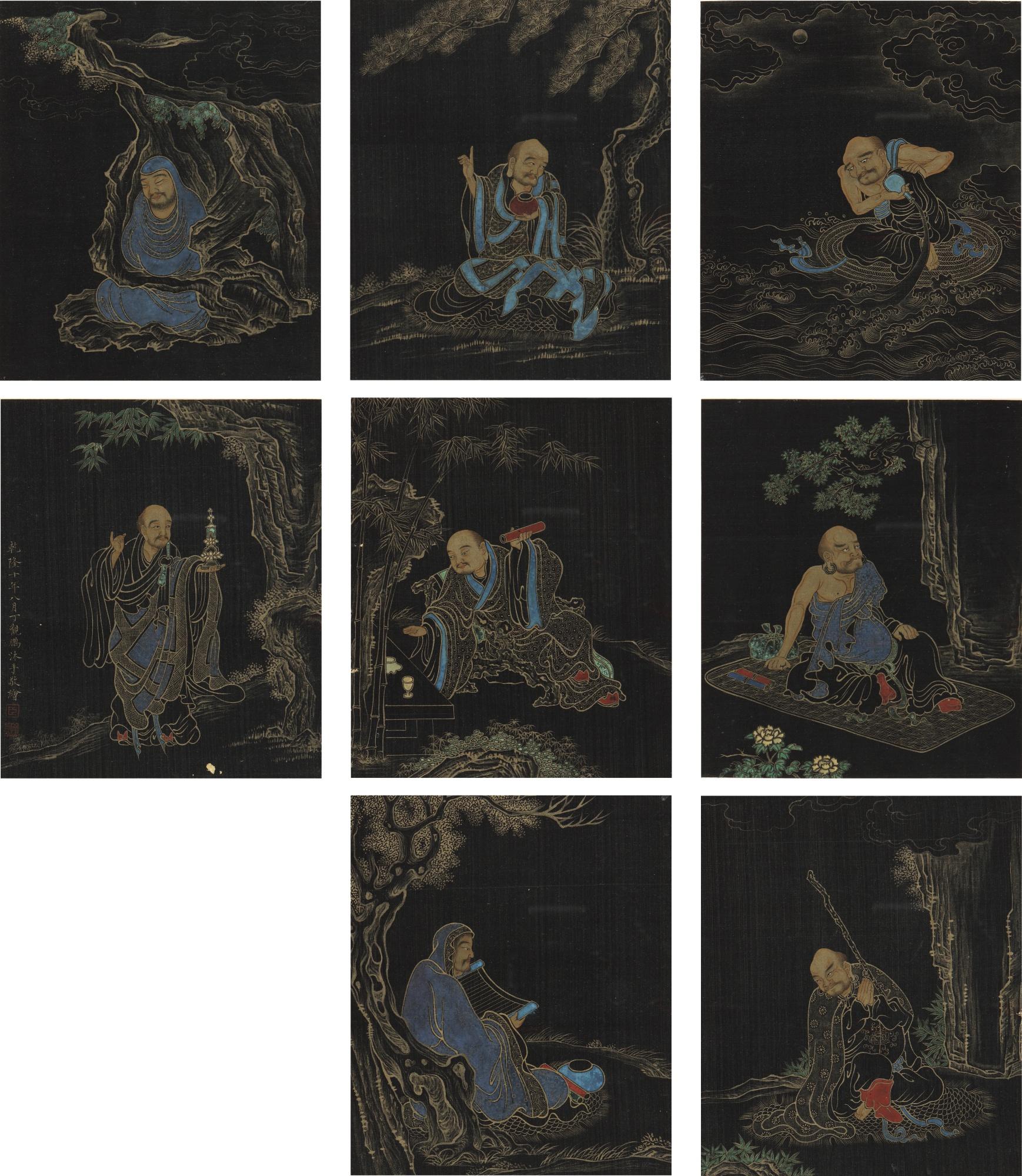 Ding Guanpeng - Arhats