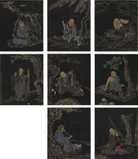 Ding Guanpeng - Arhats