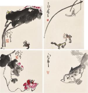 Ding Yanyong - Flowers and Aquatics