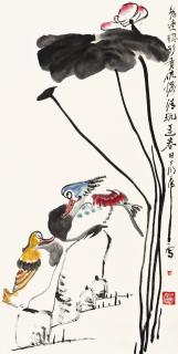 Ding Yanyong - Mandarin Ducks And Lotuses
