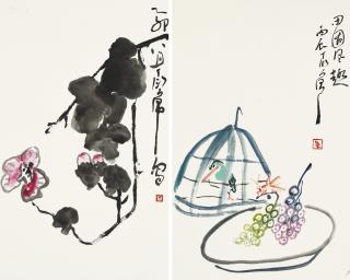 Ding Yanyong - Rural Leisure / Hibiscus