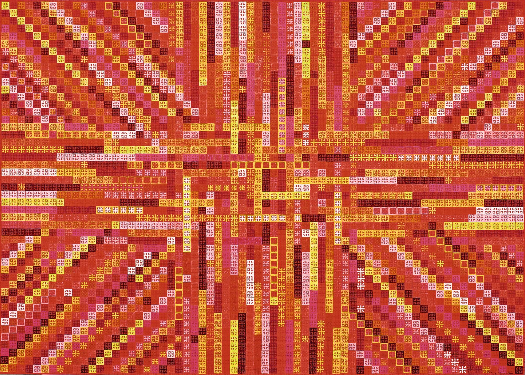 Ding Yi - Appearance Of Crosses 07-9