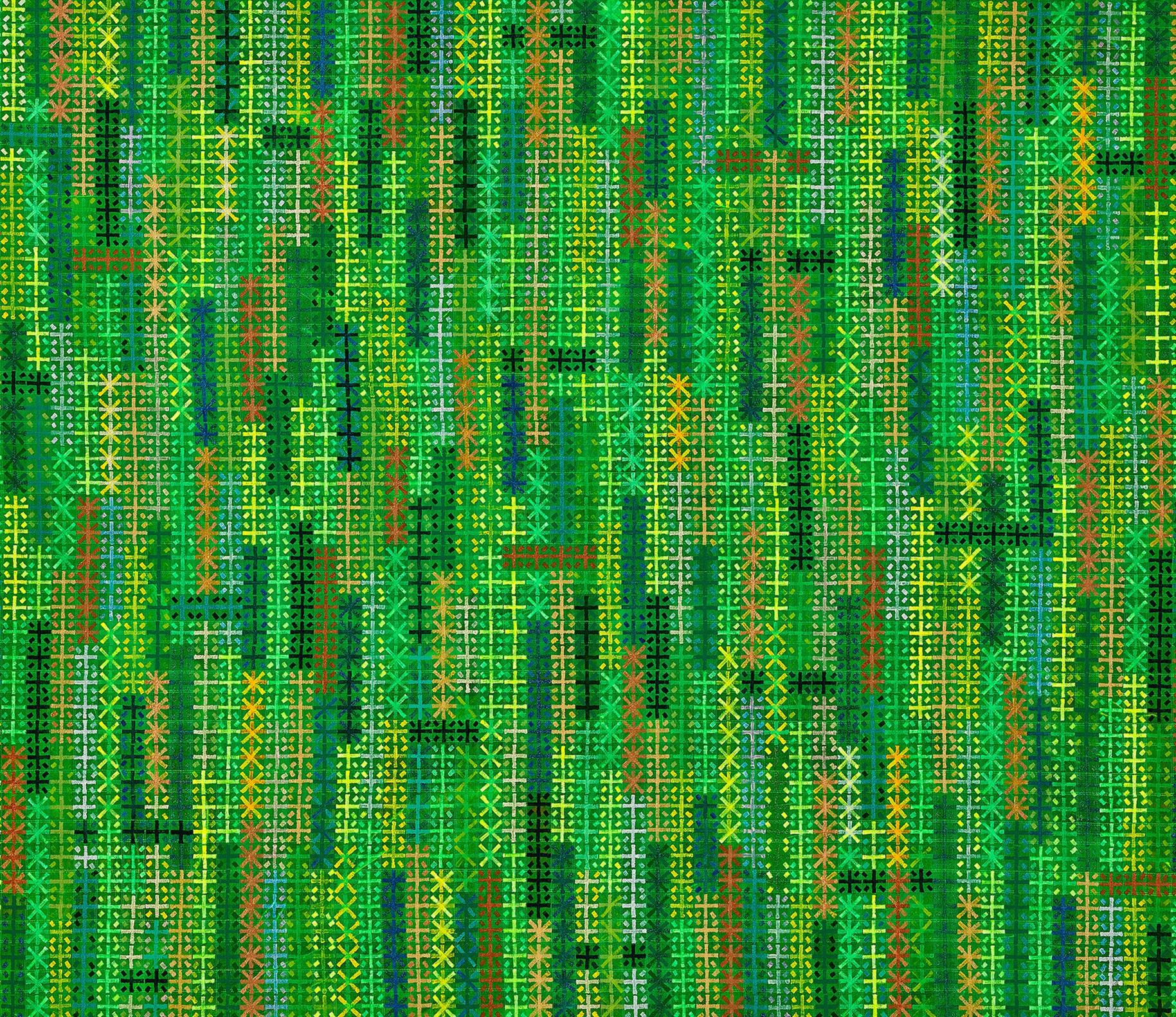Ding Yi - Appearance of Crosses 2002-12