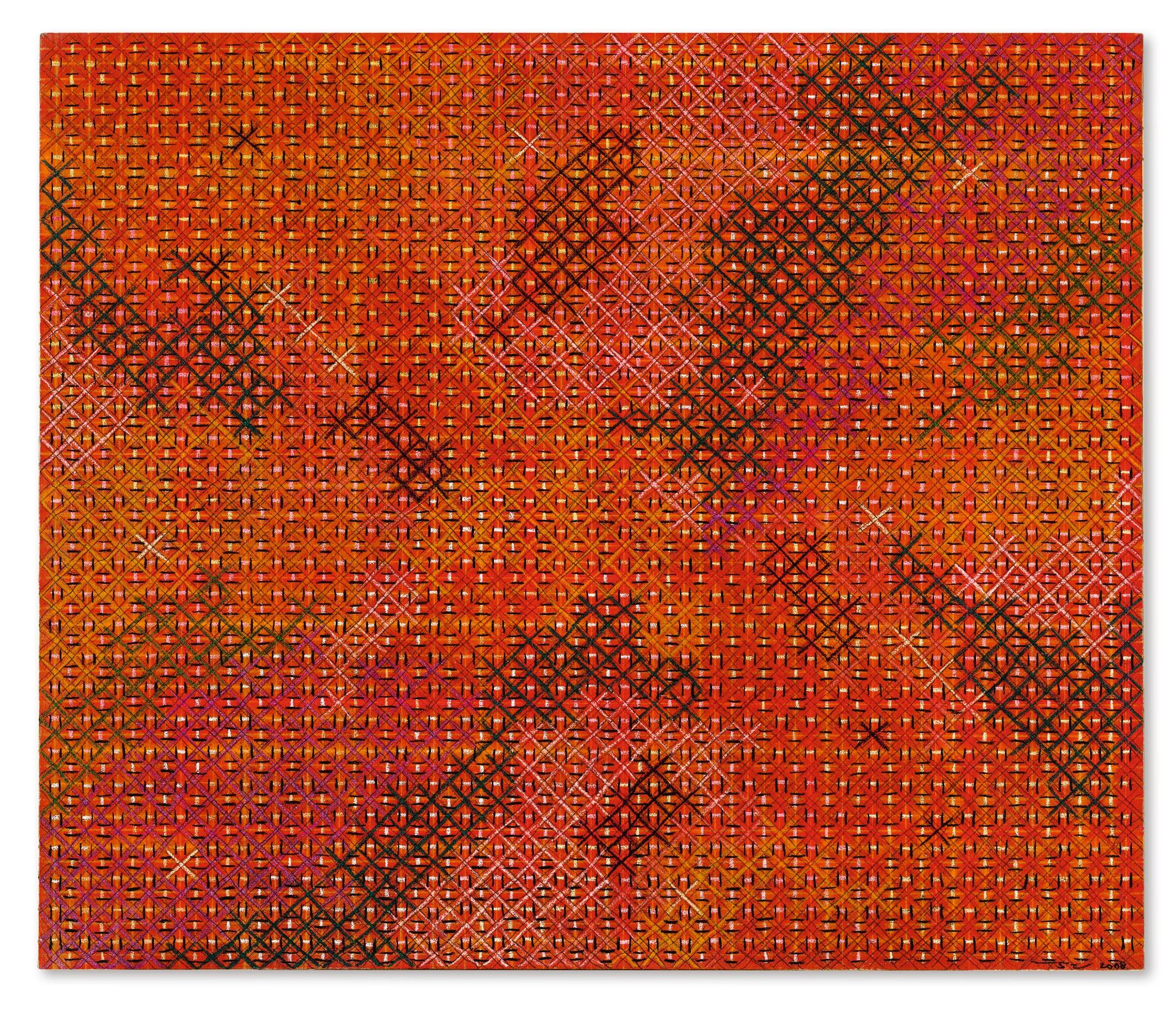 Ding Yi - Appearance Of Crosses 2008-23