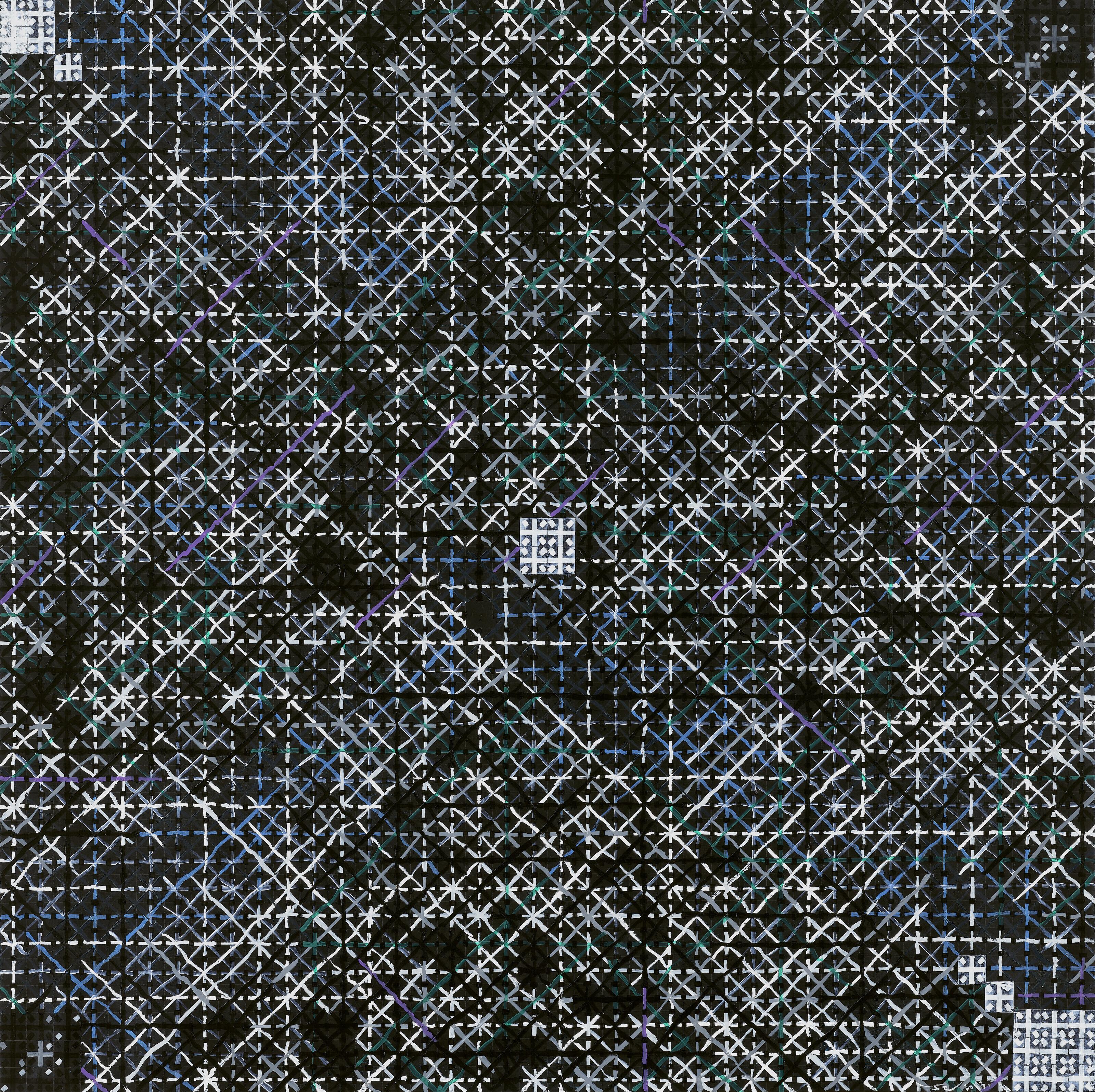 Ding Yi - Appearance of Crosses 2013-4