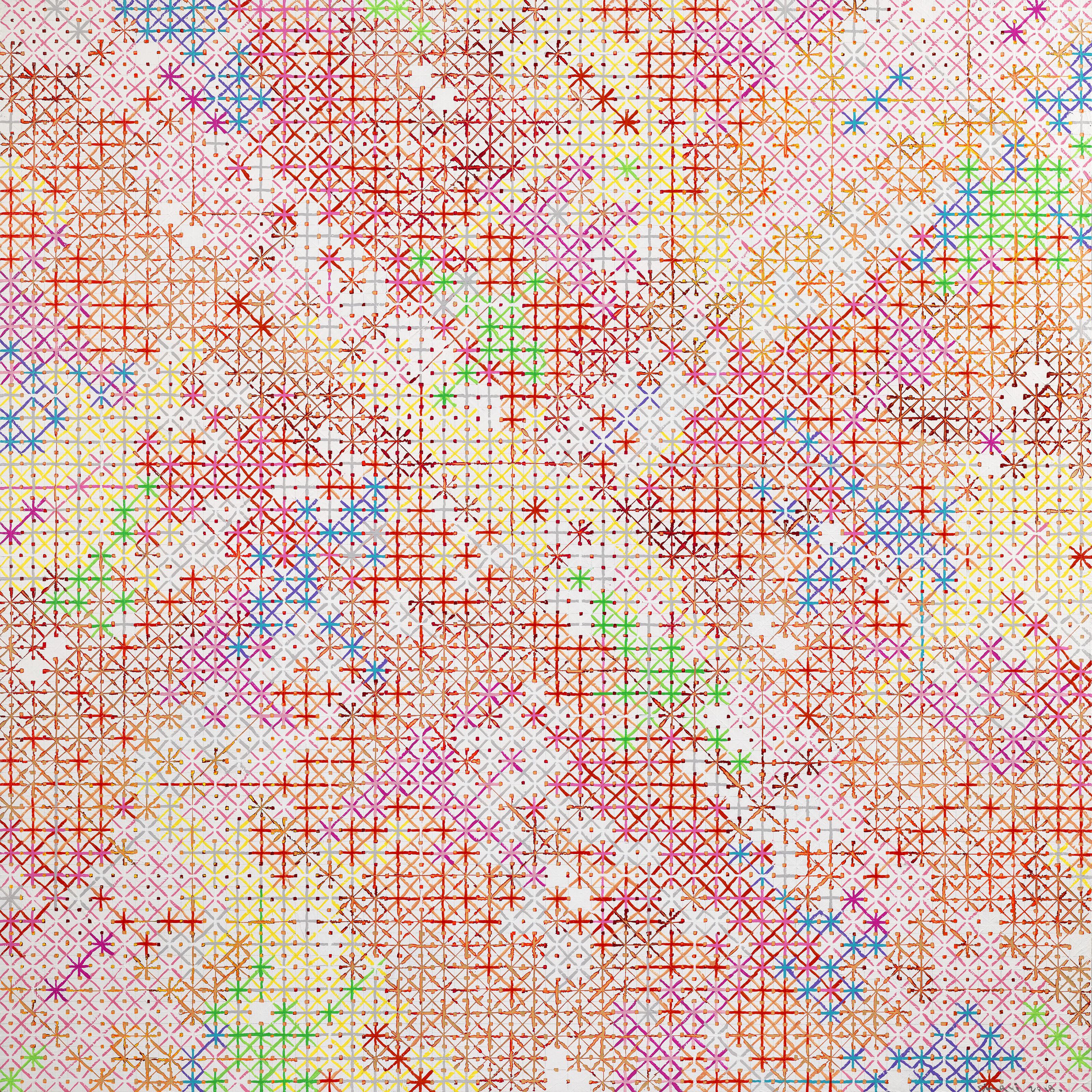 Ding Yi - Appearance of Crosses 2018-4