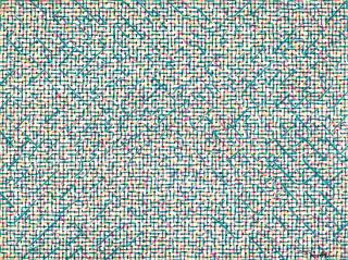 Ding Yi - APPEARANCE OF CROSSES 91-11