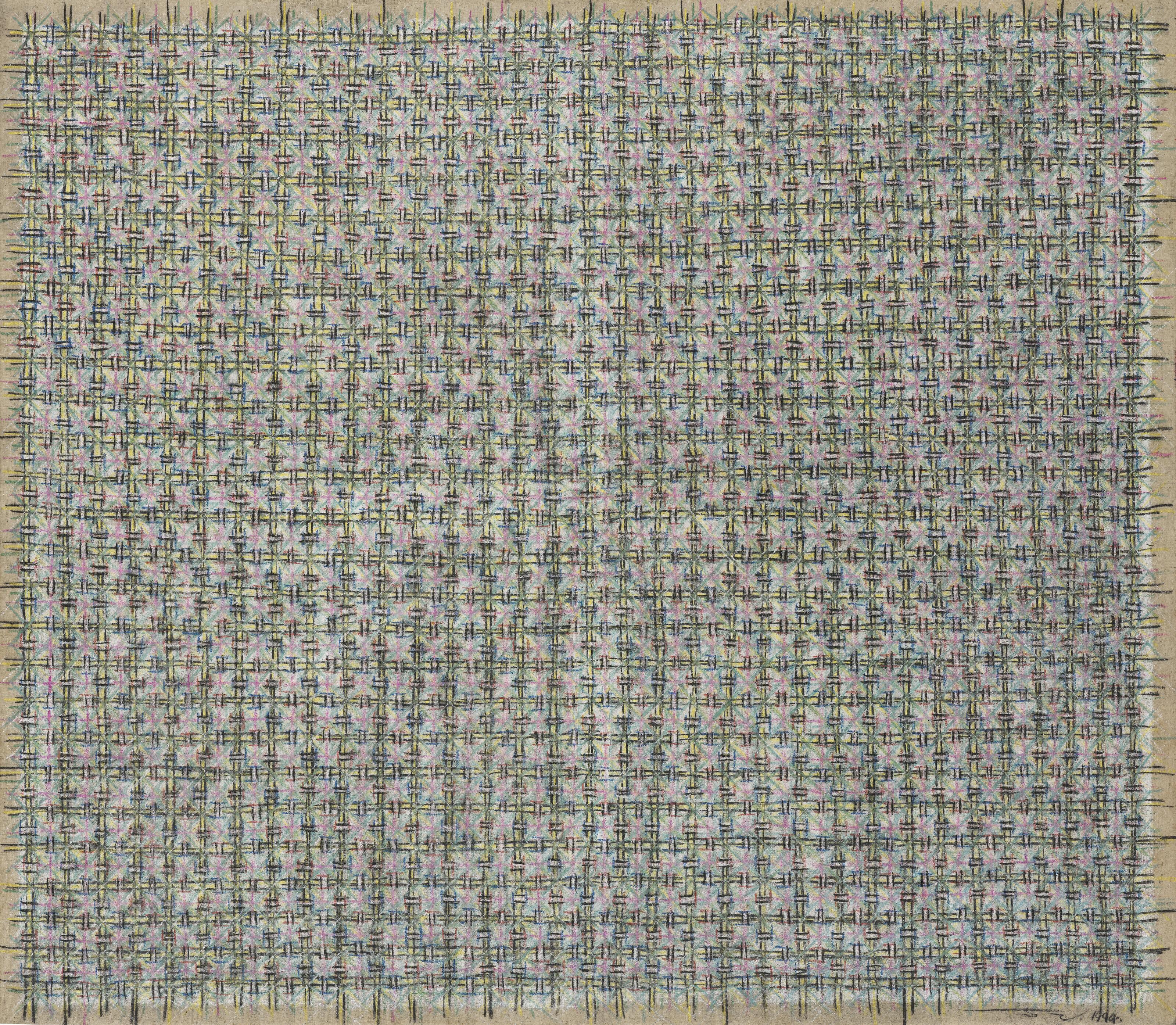 Ding Yi - Appearance of Crosses 94-13