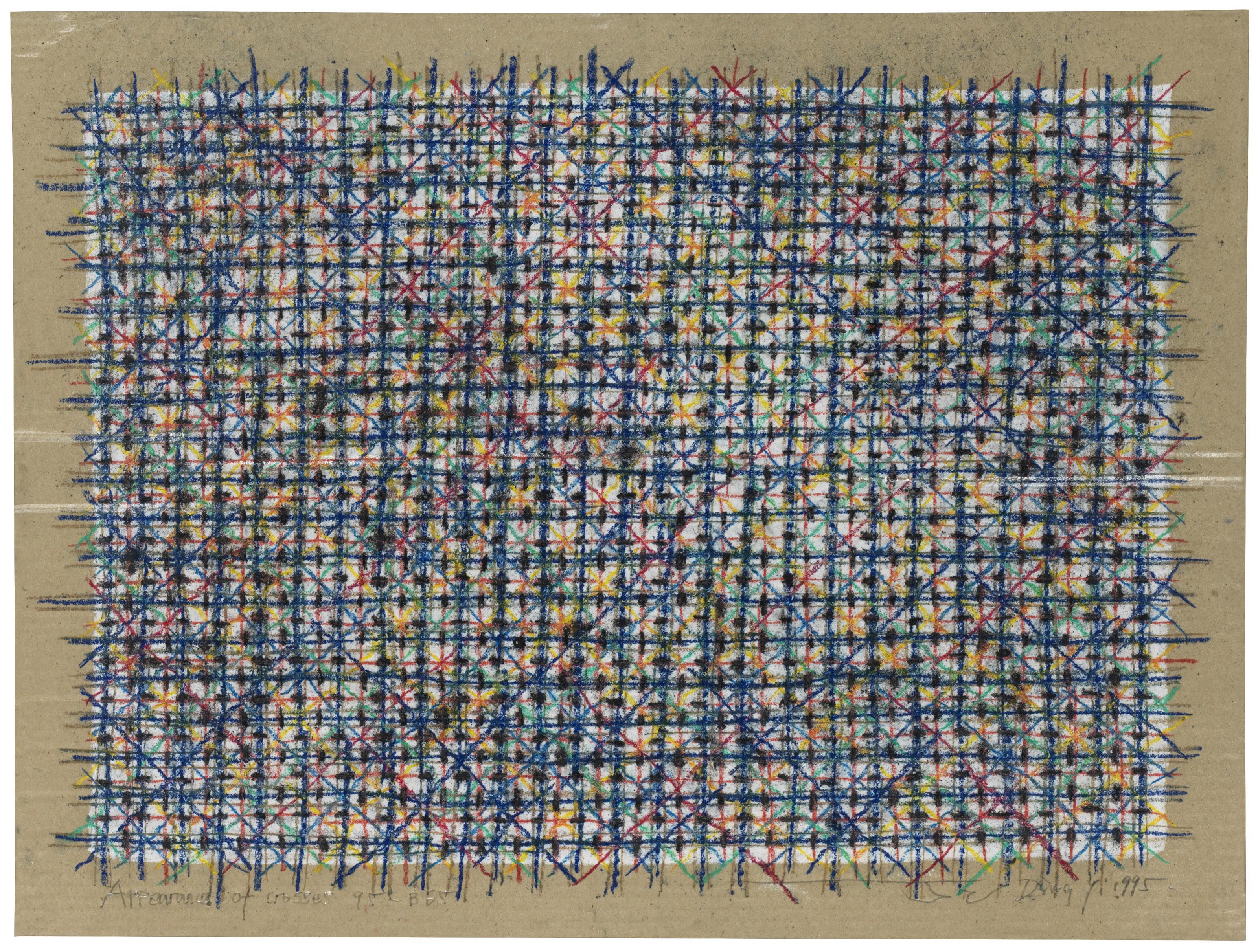 Ding Yi - Appearance of Crosses 95-B65