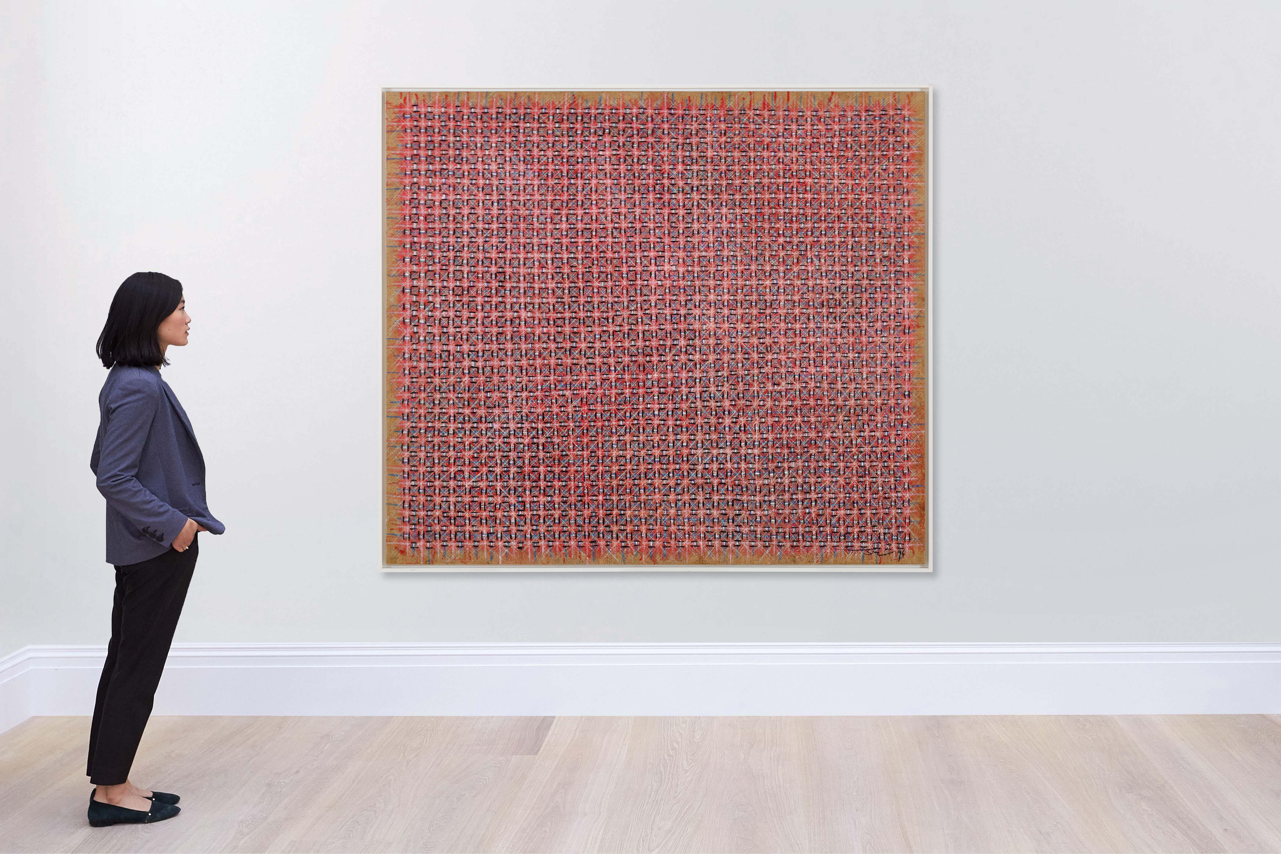 Ding Yi - Appearance of Crosses 96-36