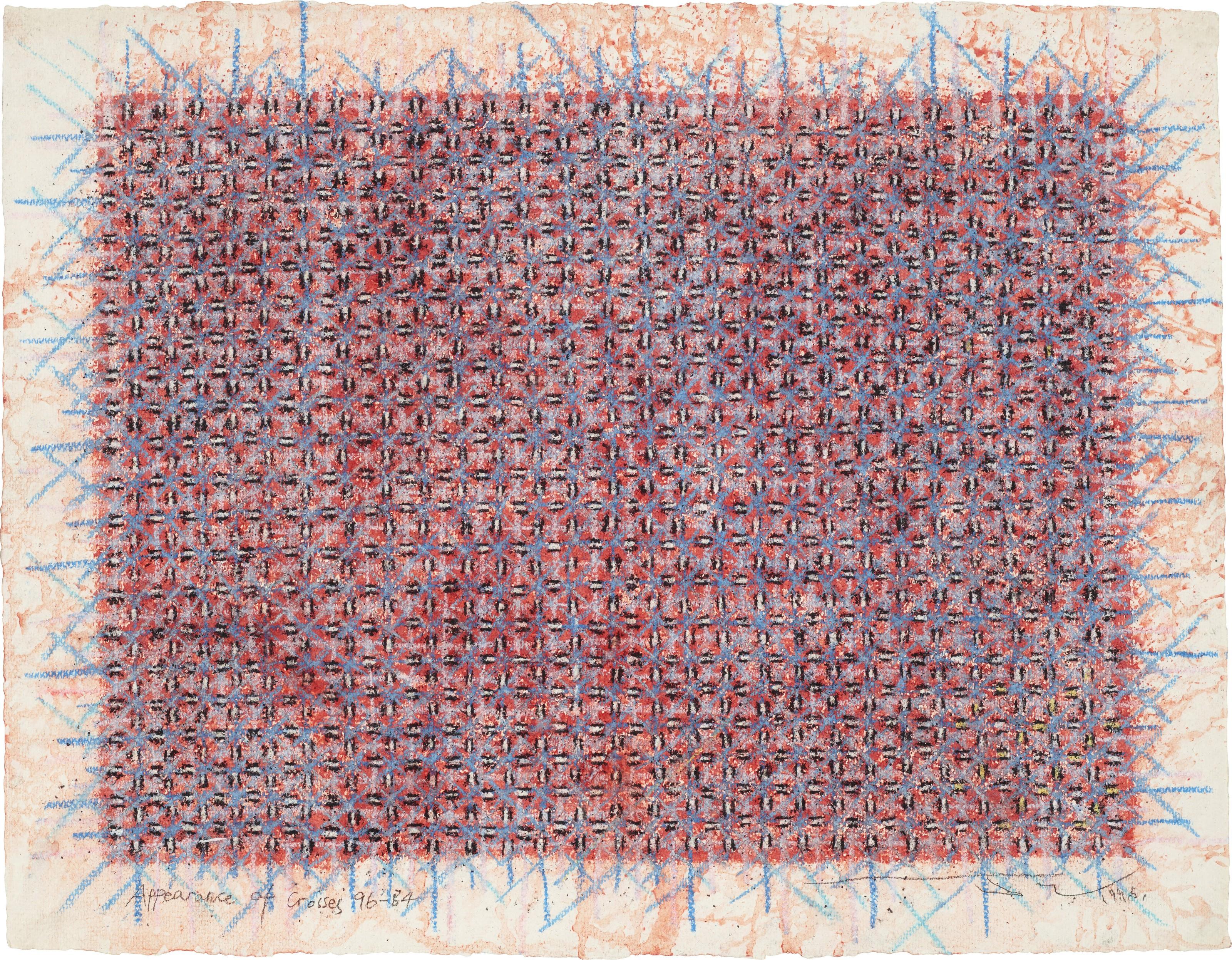 Ding Yi - Appearance of Crosses 96-B4