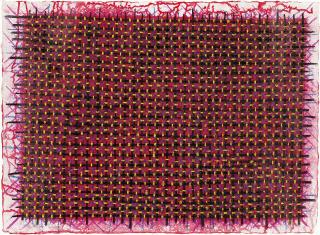 Ding Yi - Appearance Of Crosses Series: 98-B13(Painted In 1998)