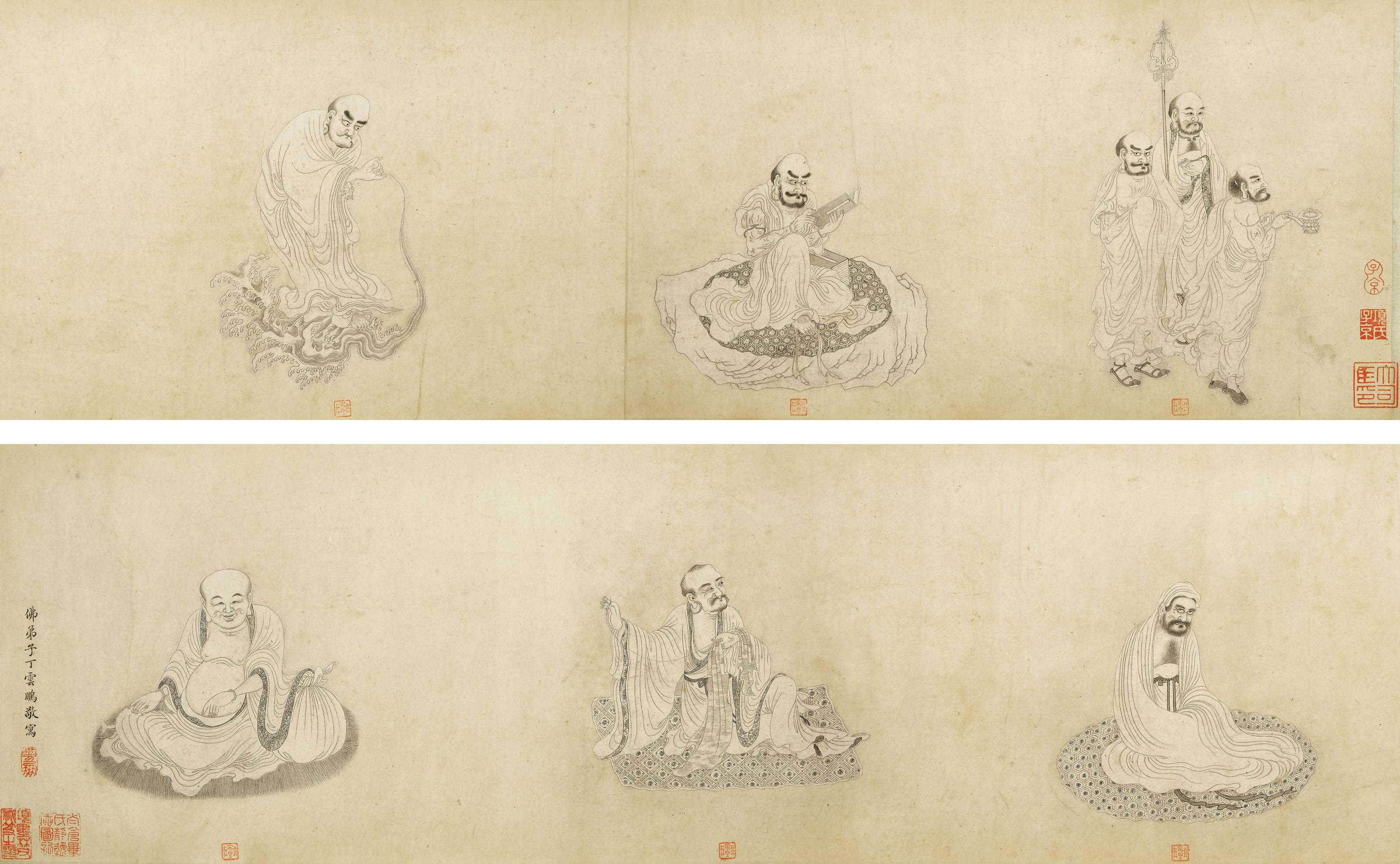 Ding Yunpeng - Eighteen Arhats