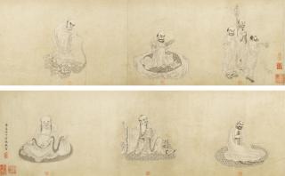 Ding Yunpeng - Eighteen Arhats
