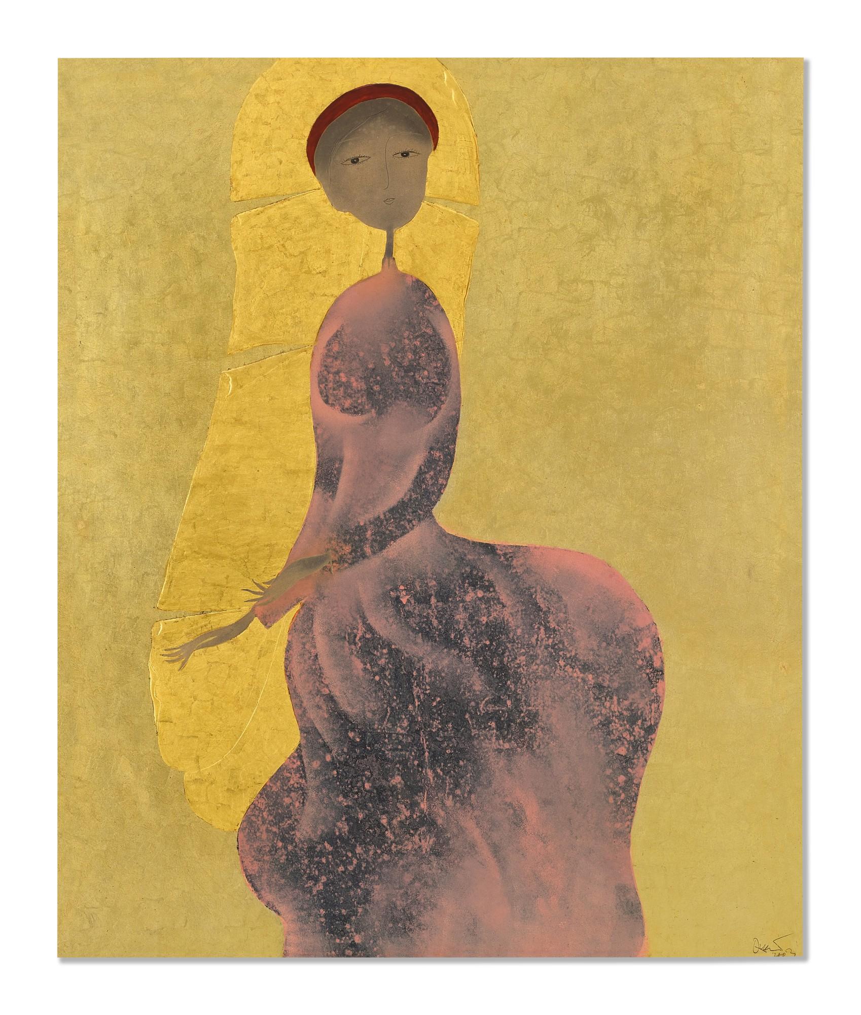 Dinh Quan - Girl And Banana Leaf