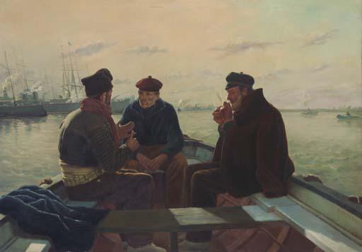 Dionisio Baixeras y Verdaguer - The Boatmen of Barcelona