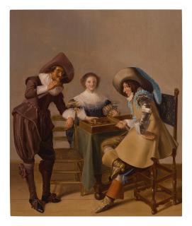 Dirck Hals - Tric-Trac Players