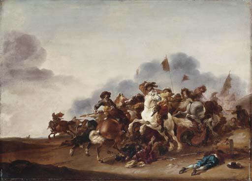 Dirck Stoop - A Cavalry Skirmish