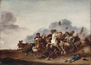 Dirck Stoop - A Cavalry Skirmish