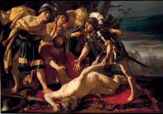 Dirck Van Baburen - Achilles preparing to avenge the death of Patroclus