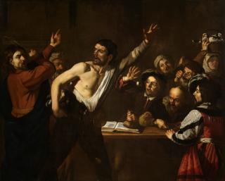 Dirck van Baburen - Christ driving the money changers from the temple