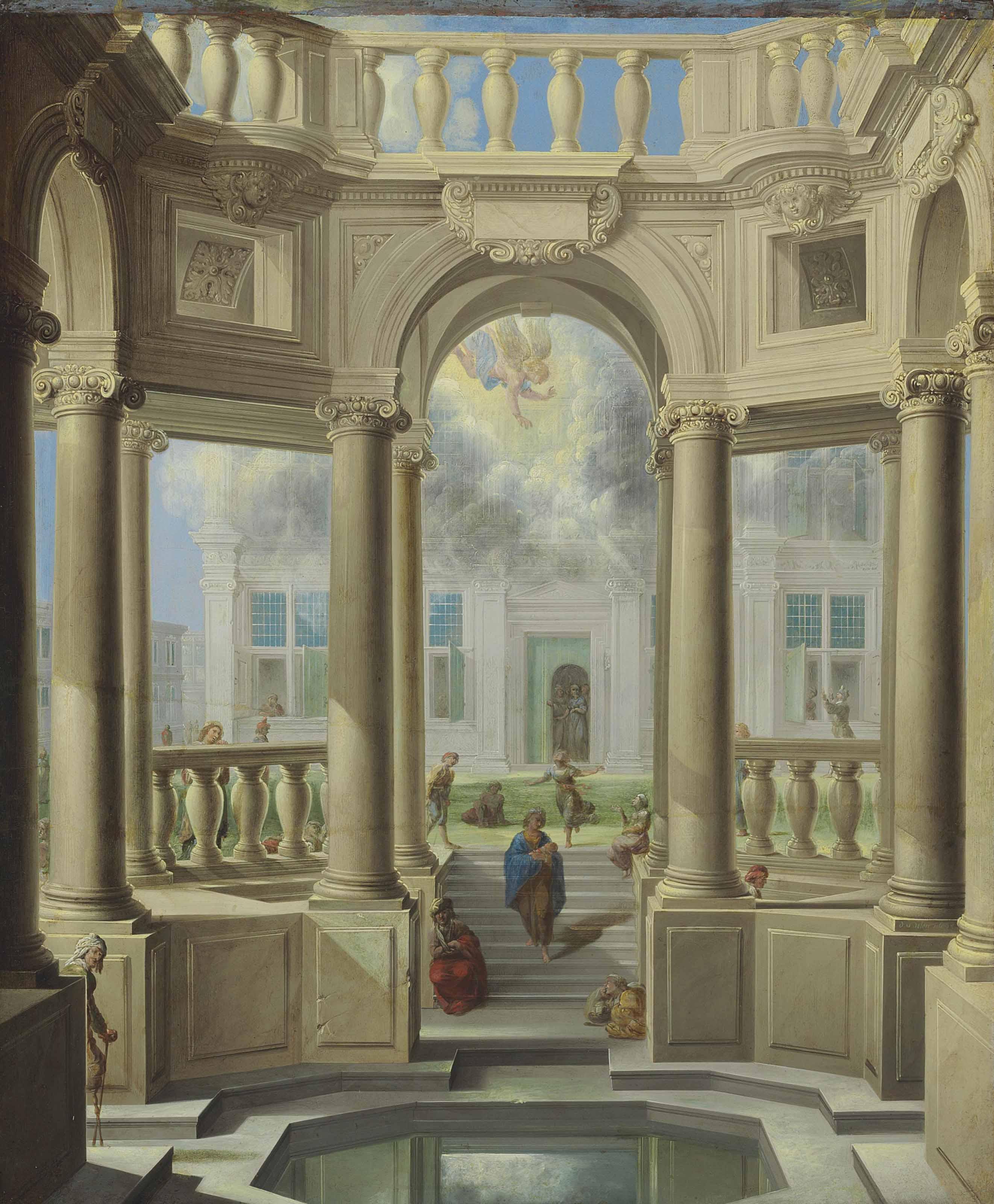 Dirck Van Delen - The Pool At Bethesda