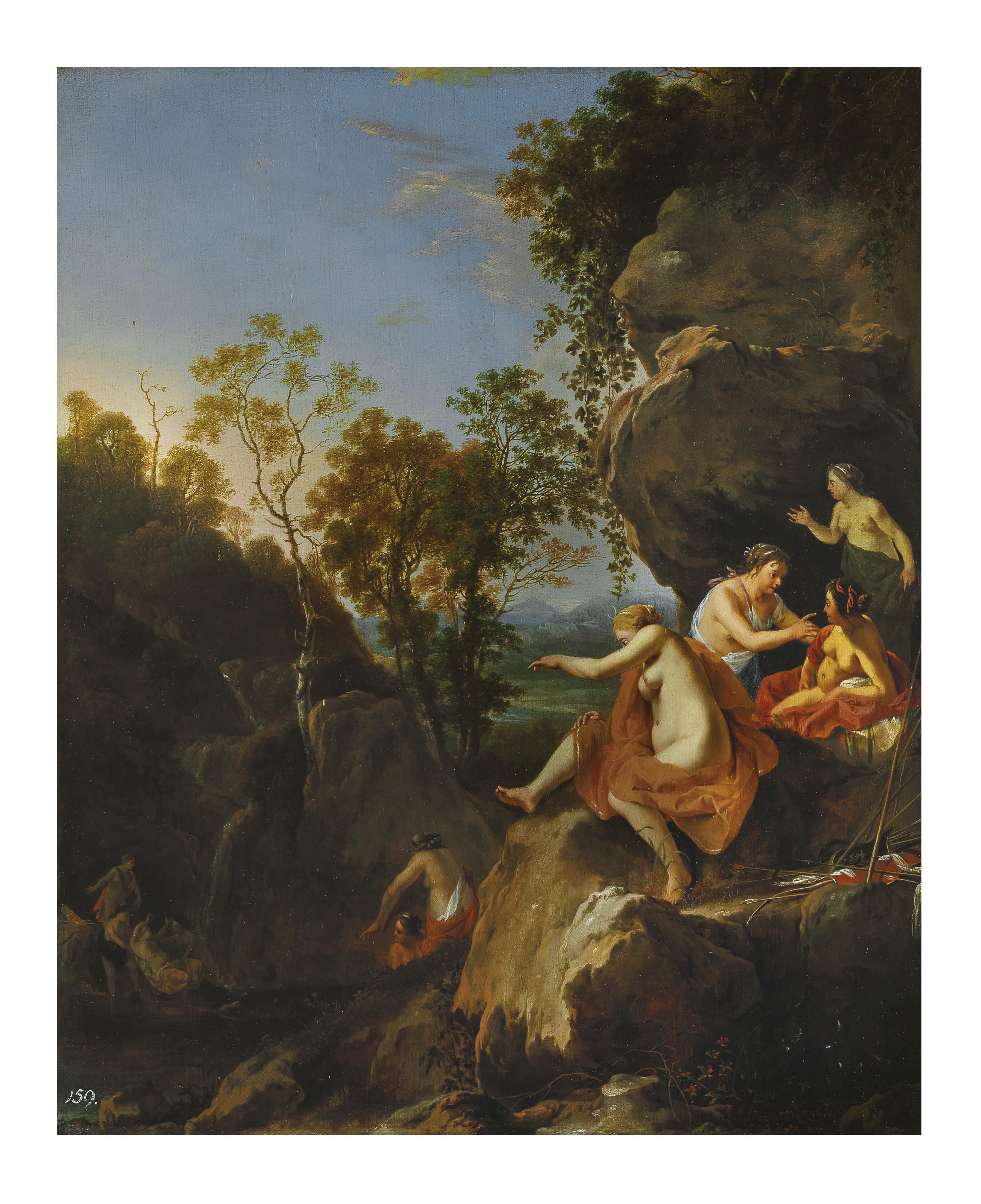 Dirck Van Der Lisse - Diana and Callisto