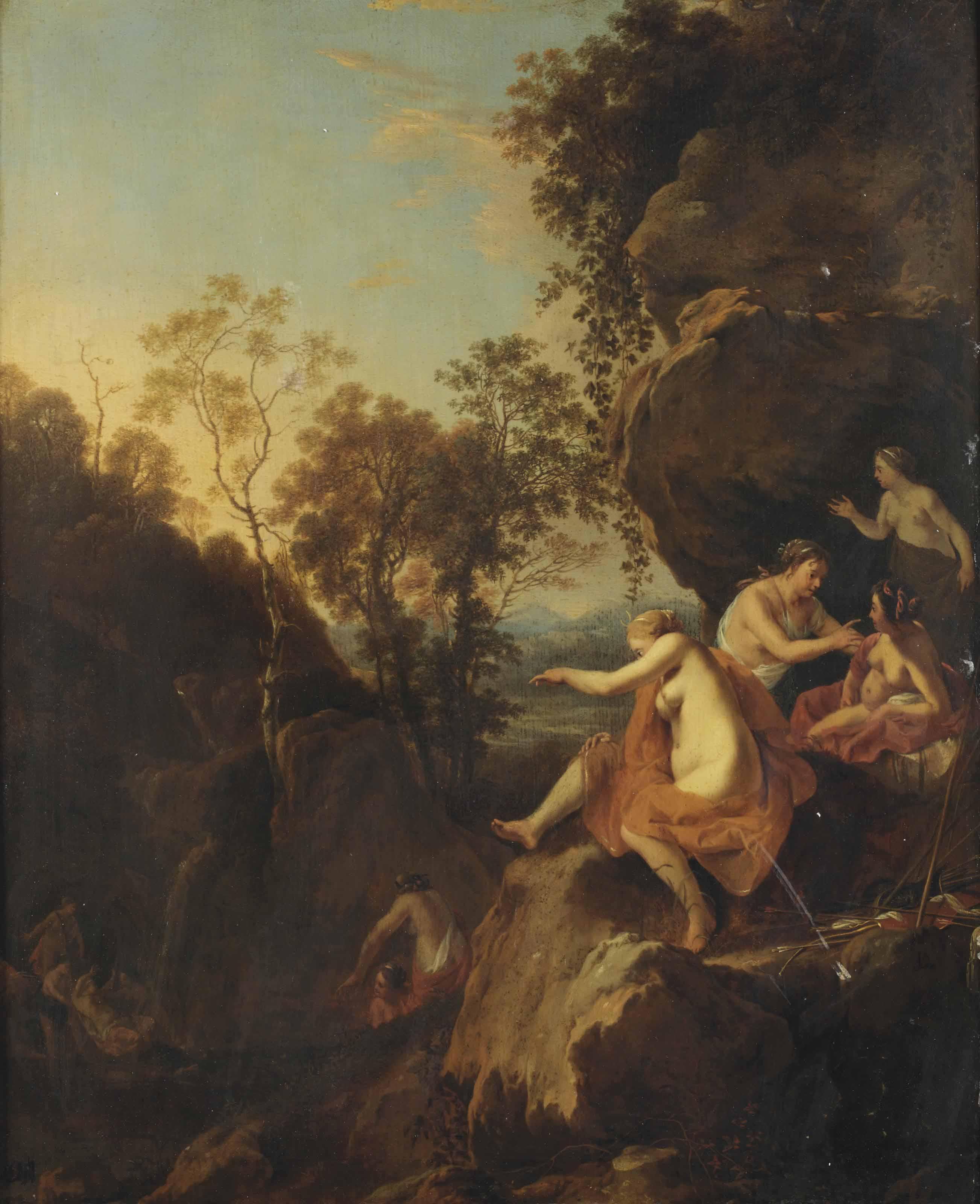 Dirck Van Der Lisse - Diana And Callisto