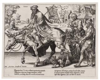 Dirck Volckertsz. Coornhert - The Triumph of Patience: Four Works after Maerten van Heemskerck (Holl. 152, 154, 156, 157; New Holl. 437, 439, 441, 442)