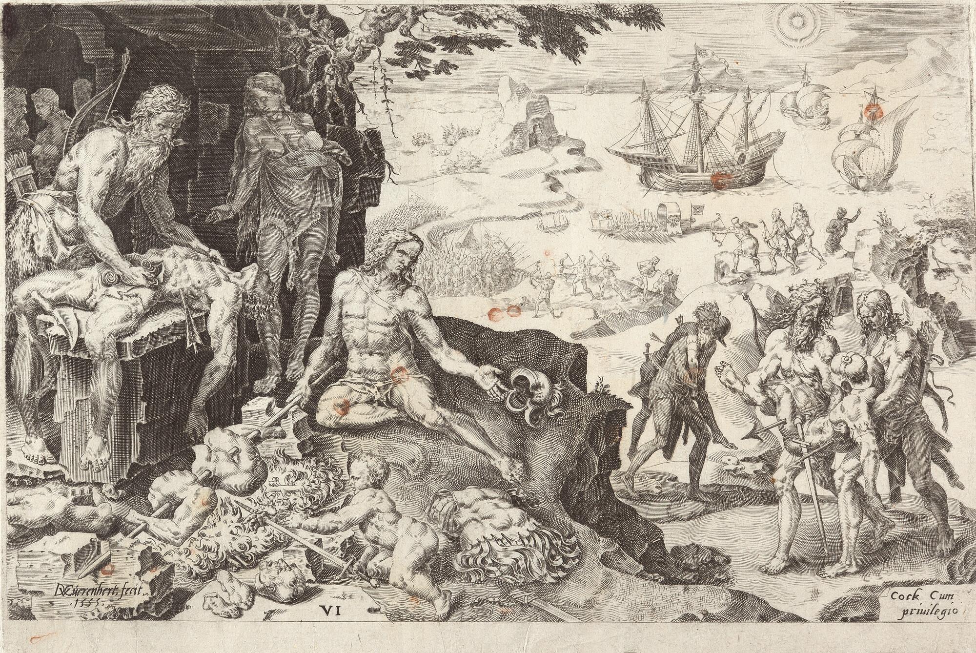 Dirck Volkertsz Coornheert - Die Kolonialisierung der Indianer.