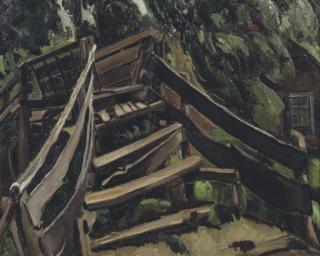 Dirk Filarski - A bridge in Giethoorn