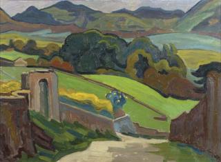 Dirk Filarski - A mountain lake near Busier, Switzerland