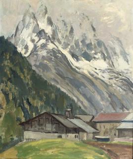 Dirk Filarski - A mountainous landscape, Switzerland