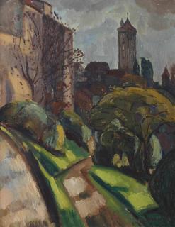 Dirk Filarski - A view of a village in France