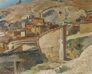 Dirk Filarski - A view of Daroca, Spain