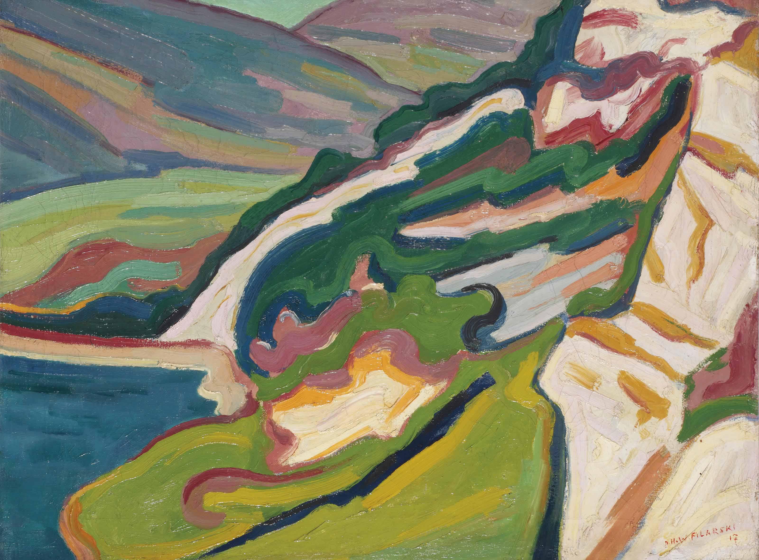 Dirk Filarski - Mountainous Landscape, Switzerland