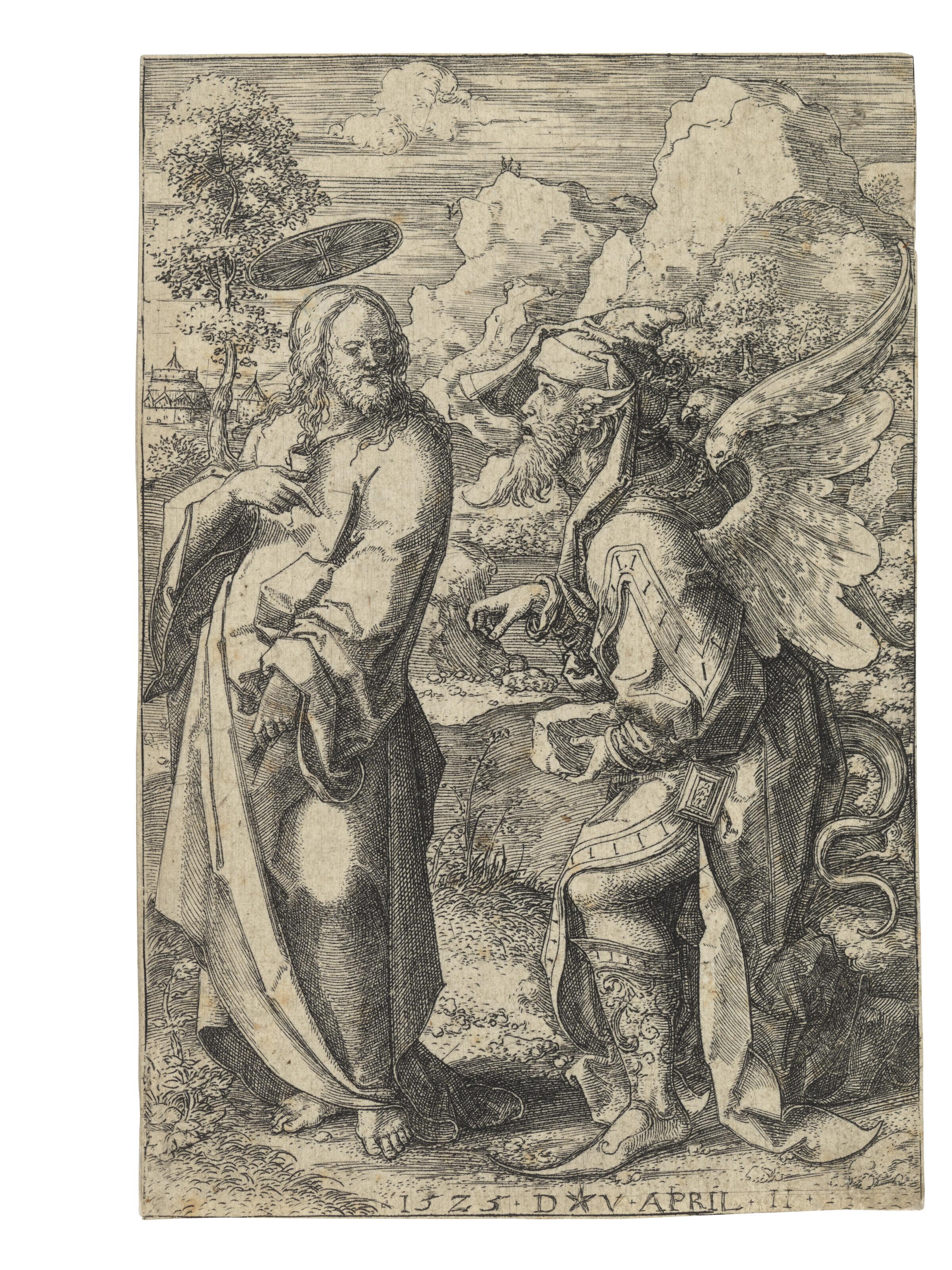 Dirk Jacobsz. Vellert - The Temptation of Christ