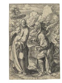 Dirk Jacobsz. Vellert - The Temptation of Christ