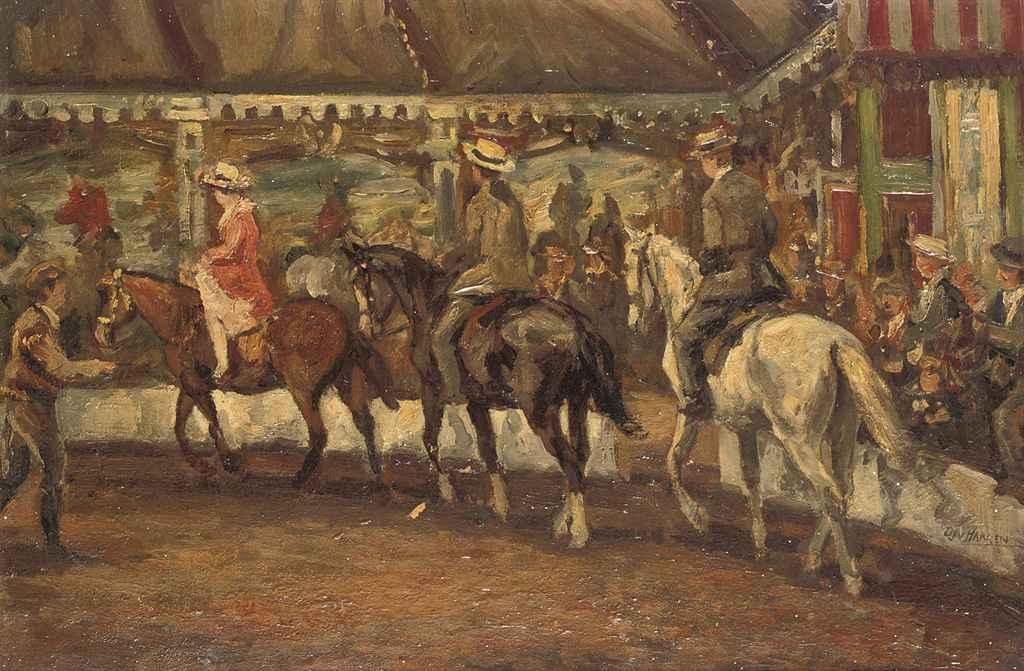 Dirk Johannes van Haaren - Horseback riding