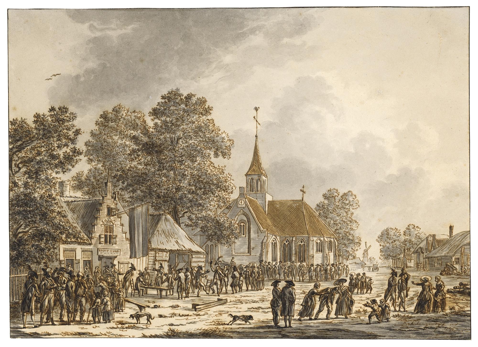 Dirk Langendijk - Soldiers In A Town