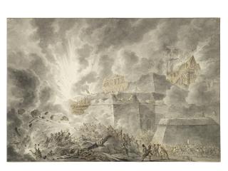 Dirk Langendijk - The siege of a fortified city