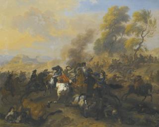 Dirk Maas - A Cavalry Battle
