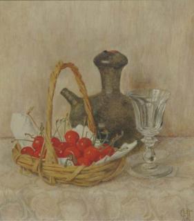 Dirk Nijland - A draw-bridge over a canal